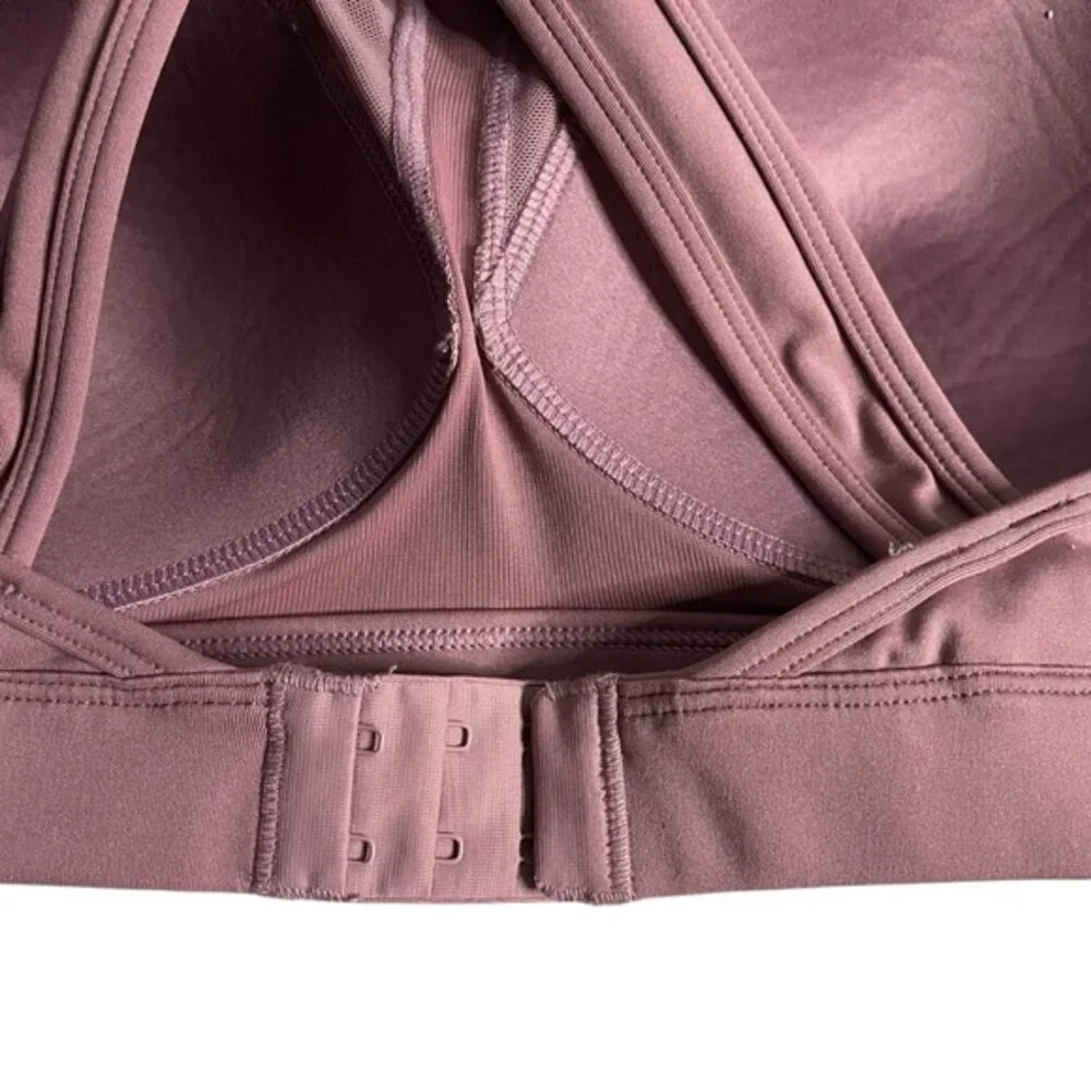 Yvette Women's Mauve Racerback Padded Sports Bra